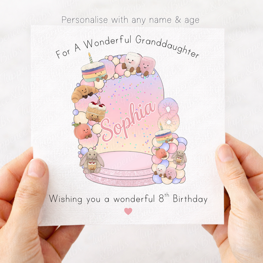 Kawaii Animal Birthday Card