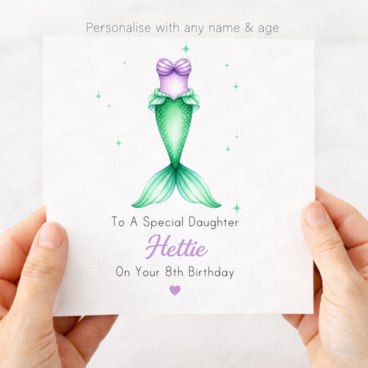 Ariel Style Birthday Card