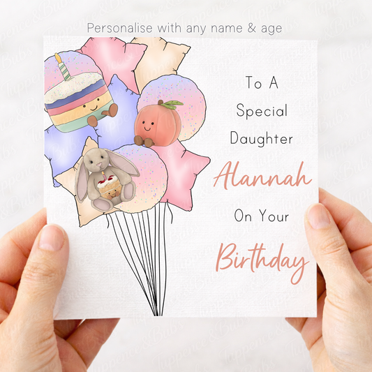 Kawaii Balloon Animal Card