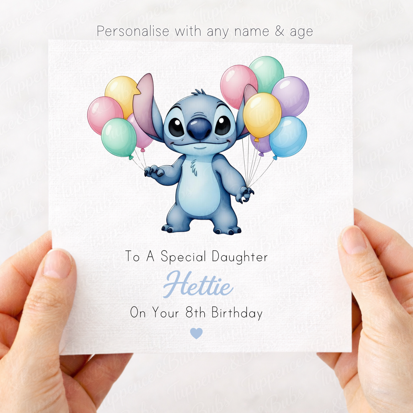 Stitch Themed Card - 3 Designs