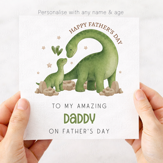 Dinosaur Father's Day Card
