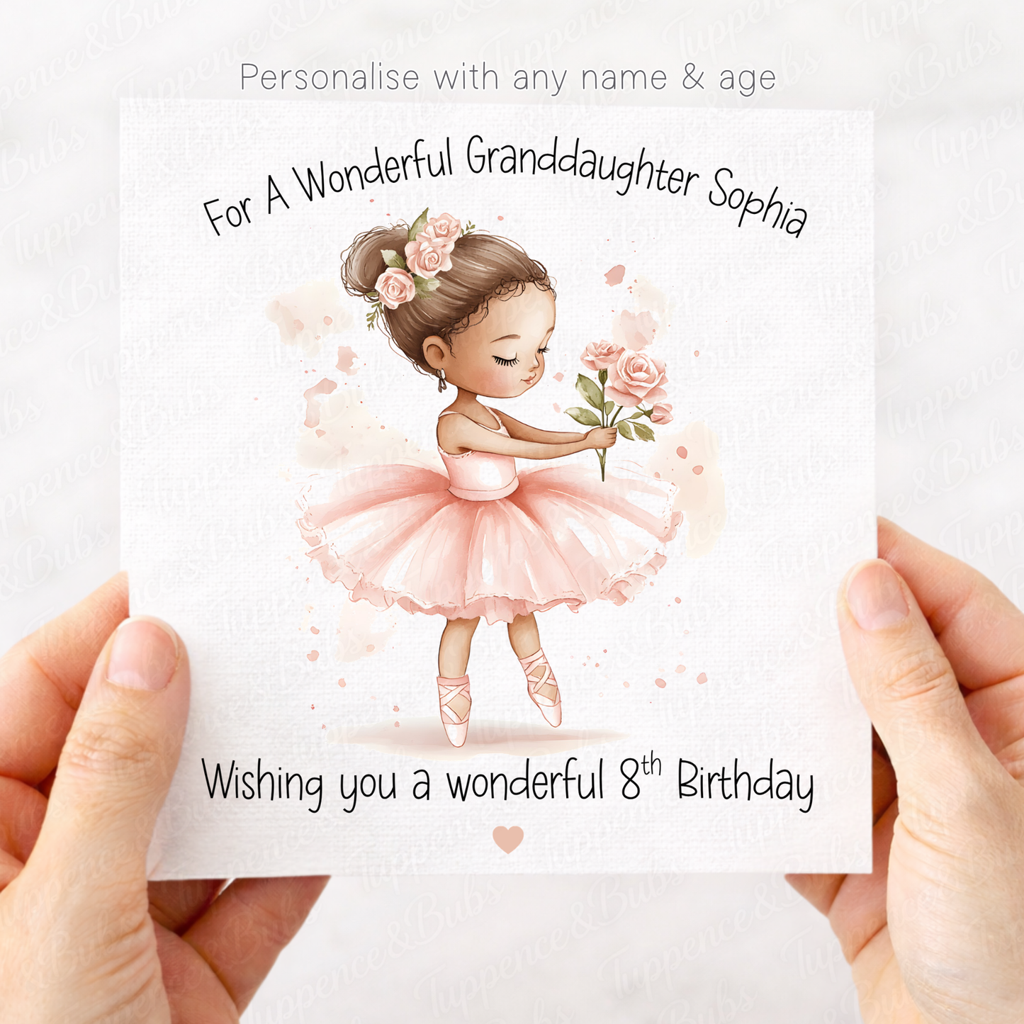 Floral Ballerina Card