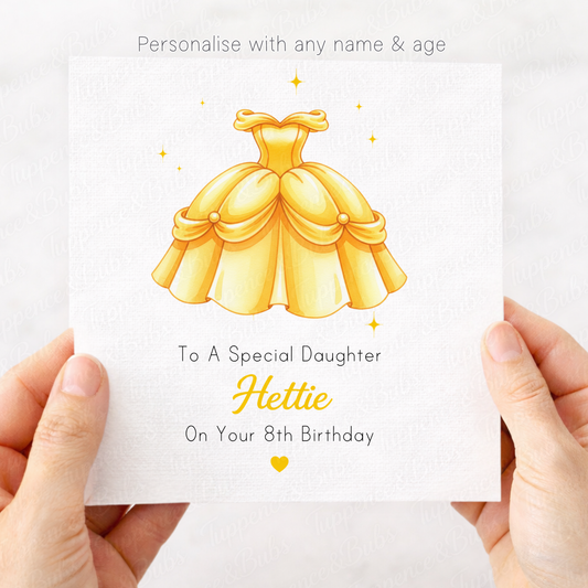Belle Style Birthday Card