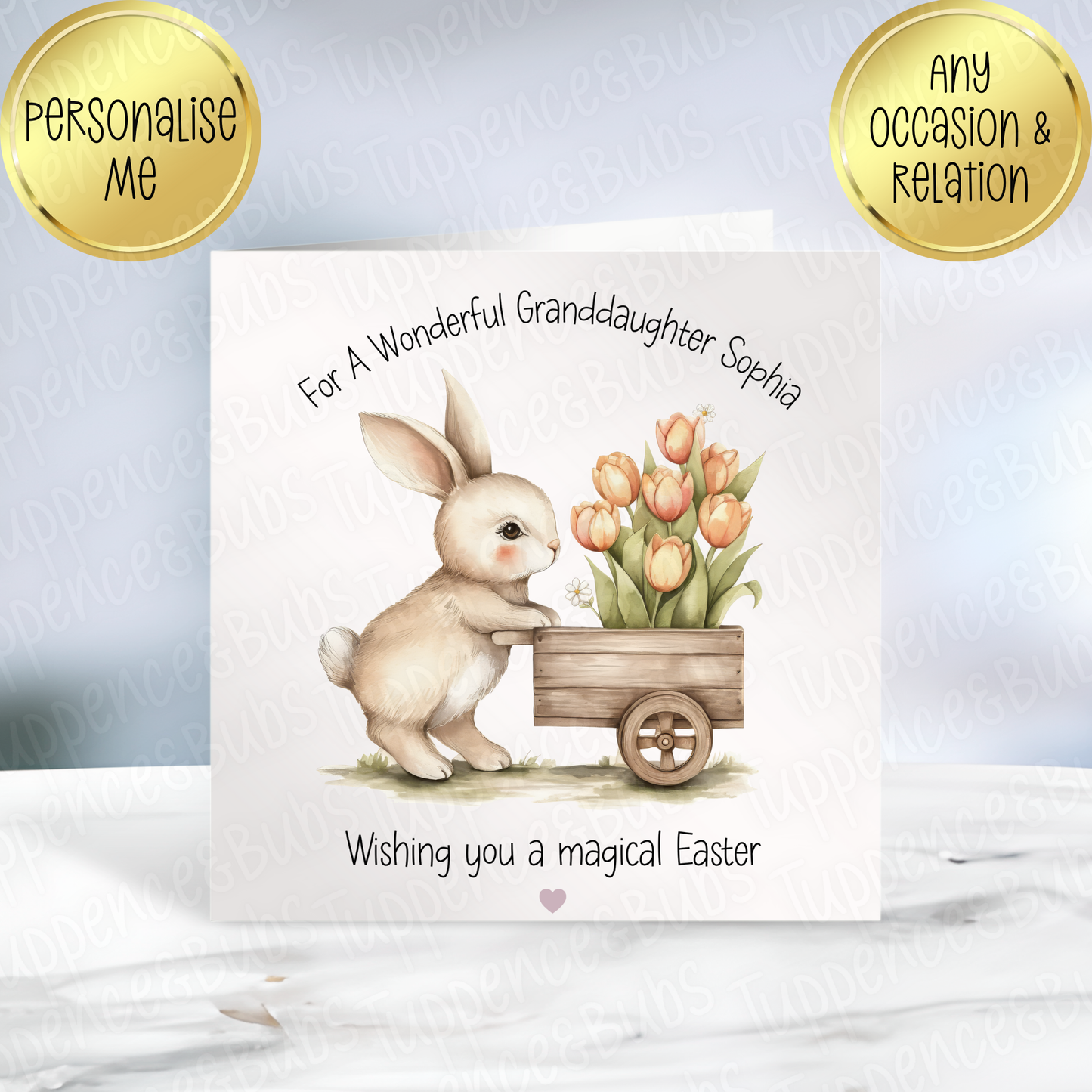 Bunny Themed Easter Card