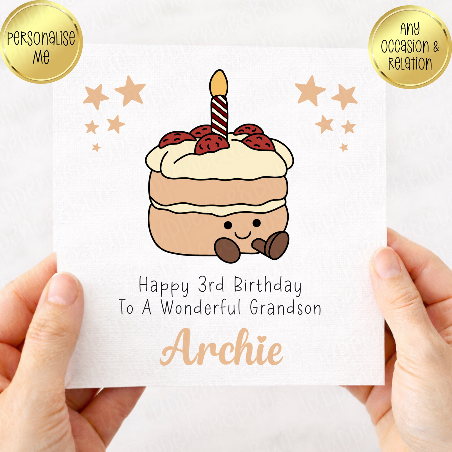 Jelly Plush Inspired Birthday Card
