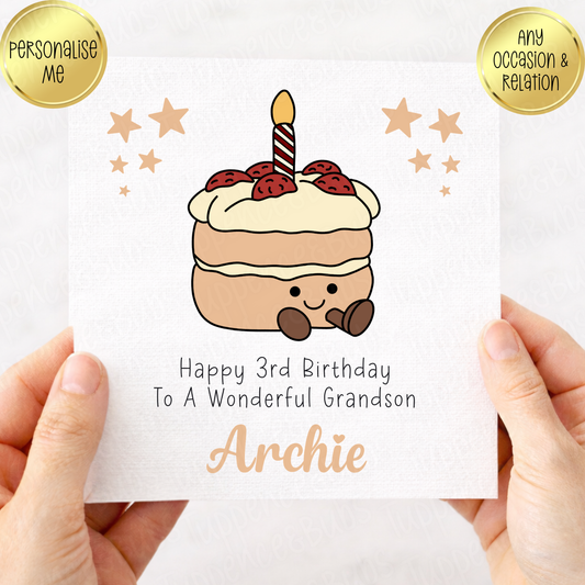 Jelly Plush Inspired Birthday Card