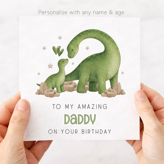 Dino Birthday Card