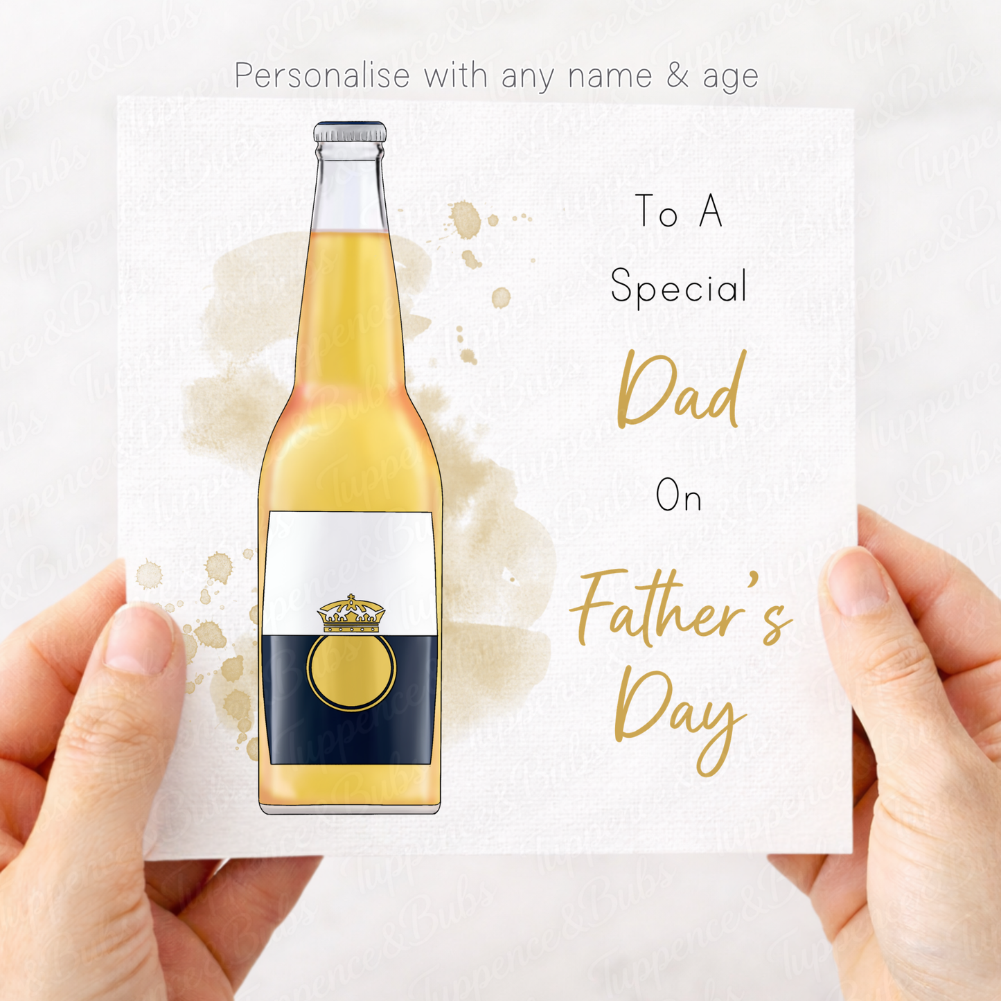Beer Inspired Father's Day Card