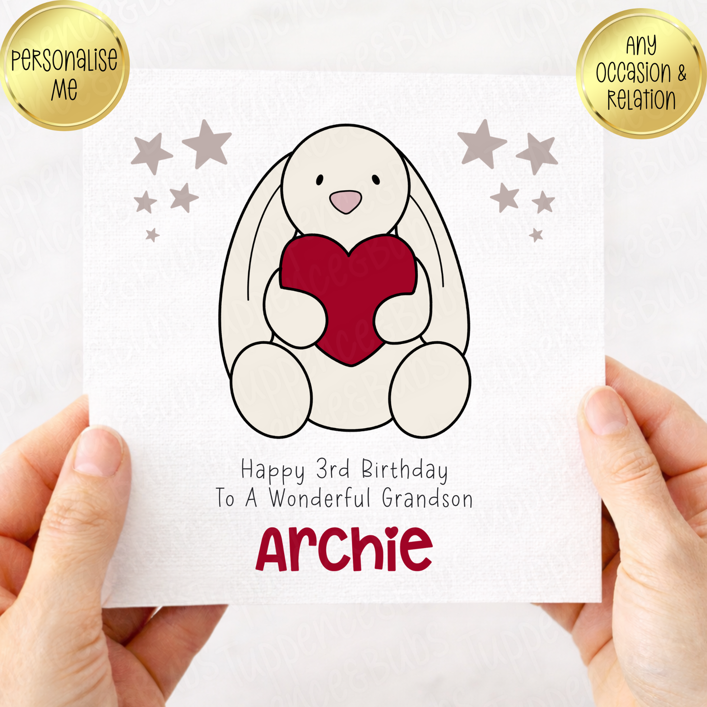 Bunny Jelly Themed Card
