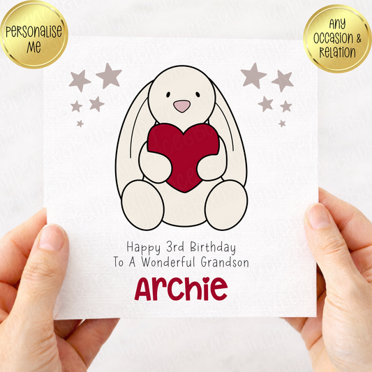 Bunny Jelly Themed Card