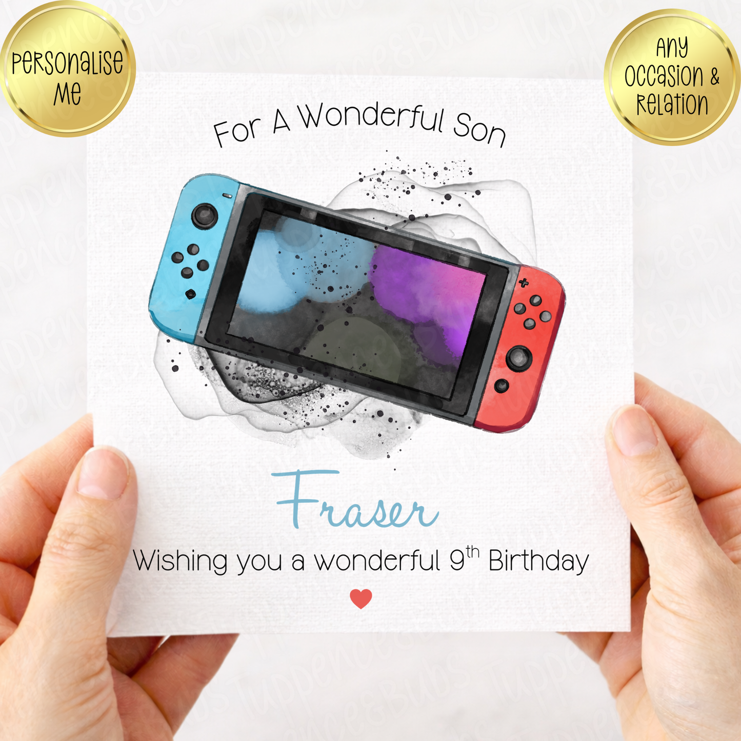 Switch Inspired Birthday Card