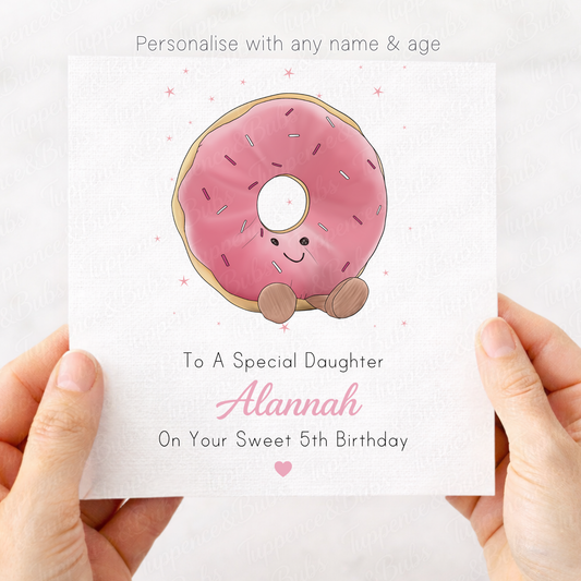 Doughnut Plushie Card