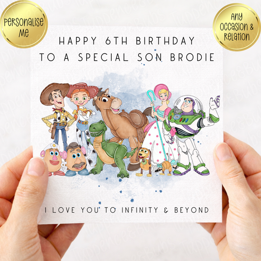 Toy Story Inspired Birthday Card