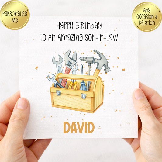Tool Box Inspired Birthday Card