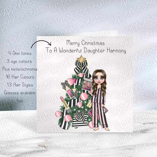 Black & White Themed Christmas Card