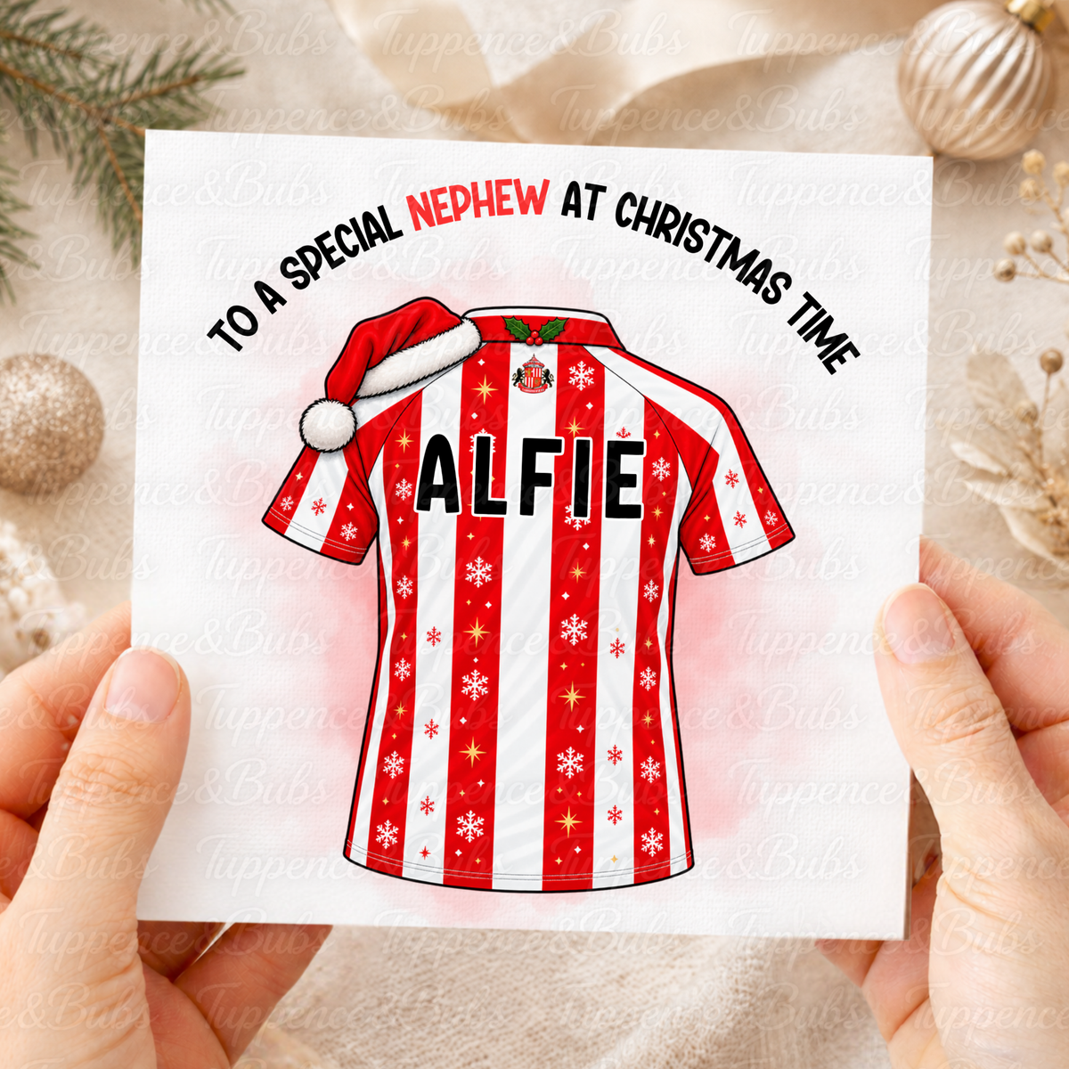 Personalised Football Shirt Card