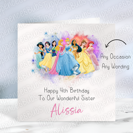 Princess Themed Card