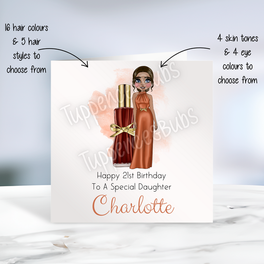 Perfume Inspired Birthday Card