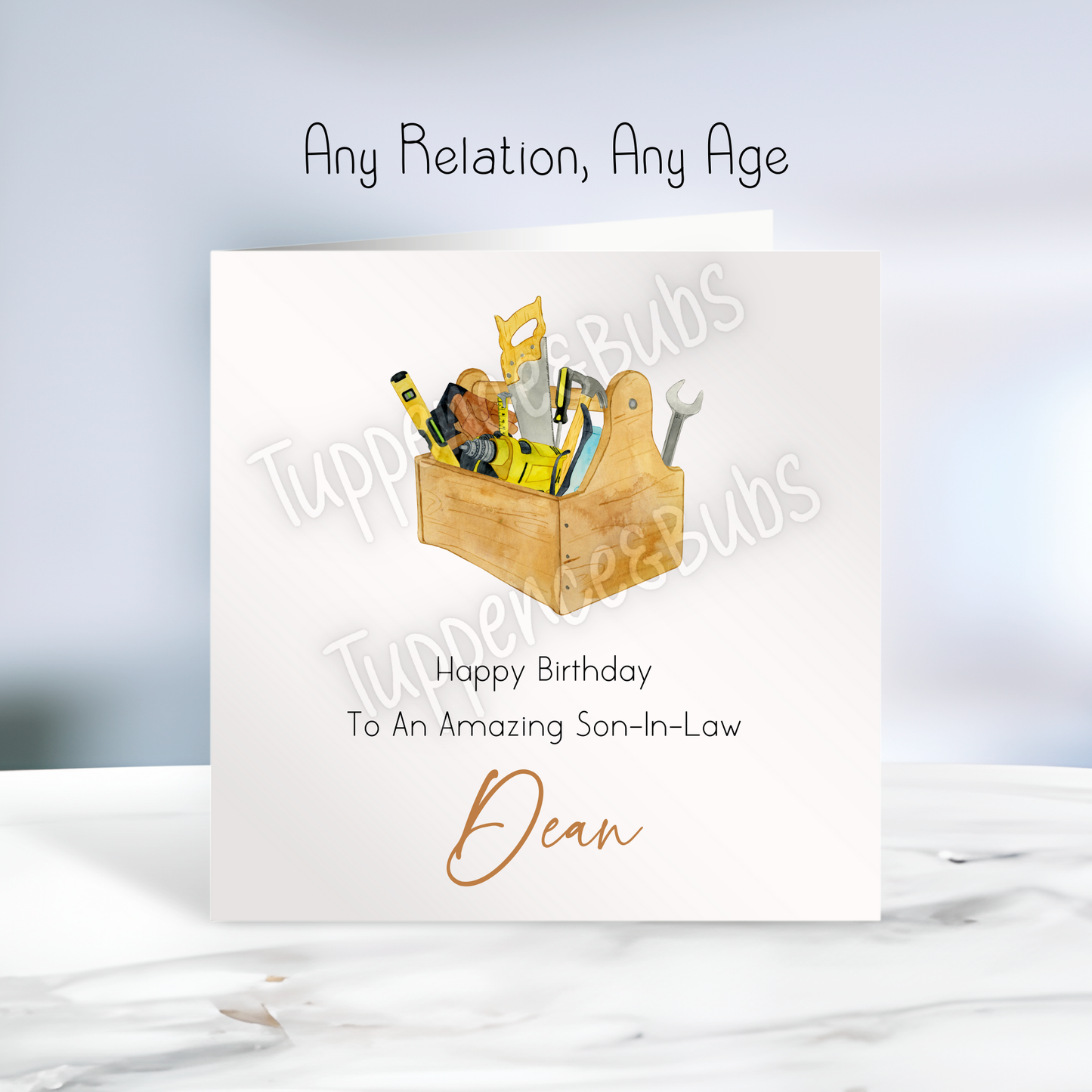 Tools Inspired Birthday Card