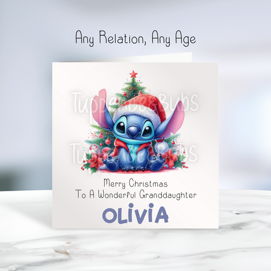 Stitchmas Inspired Christmas Card