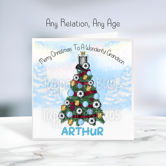 Football Themed Christmas Card