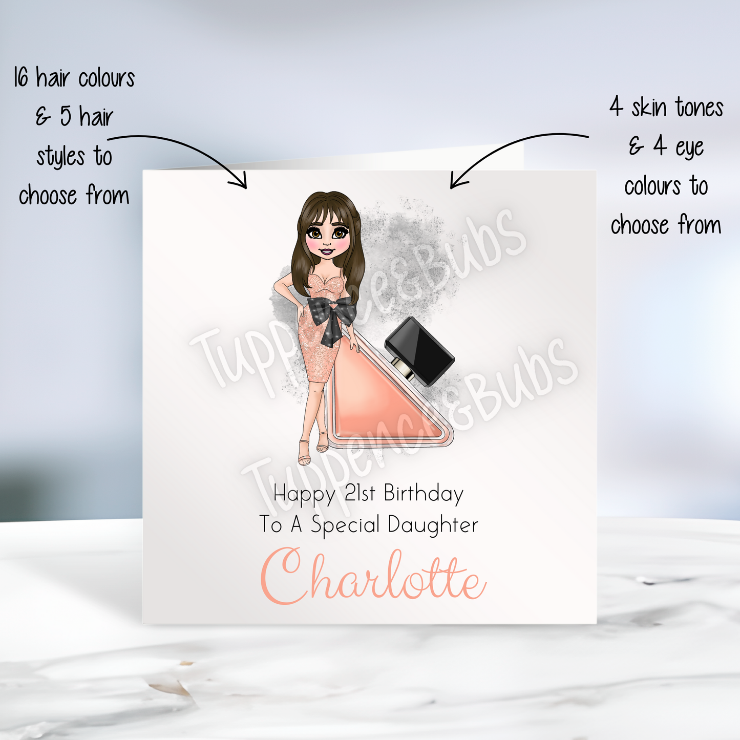 Prada Inspired Birthday Card