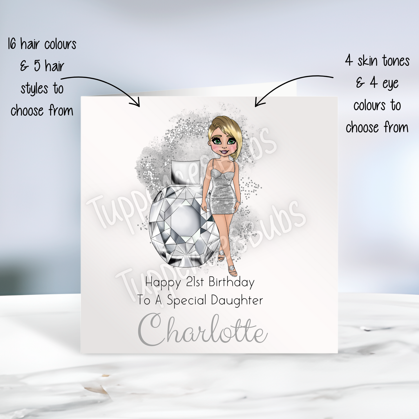 Diamond Inspired Birthday Card