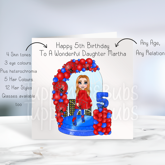 Spider Girl Card