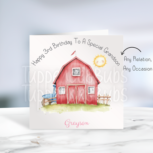 Farmhouse Themed Card