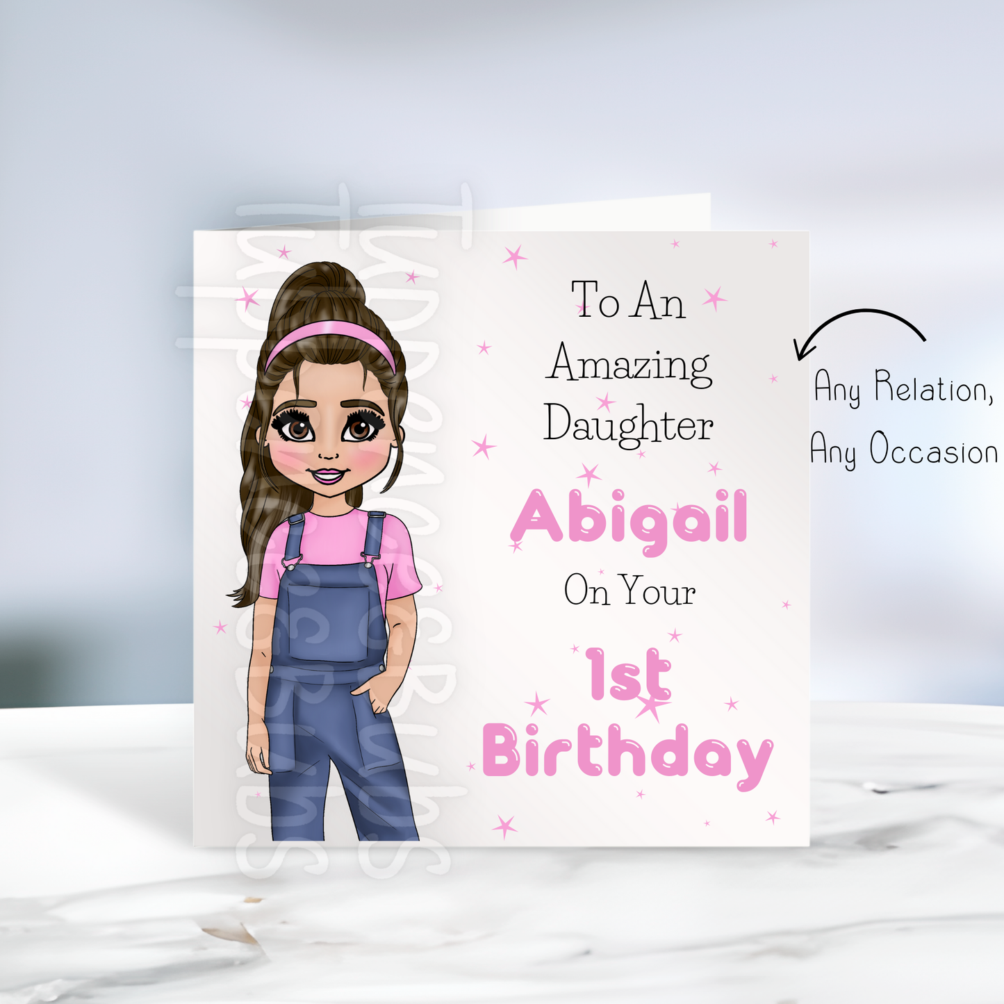 Miss Rachel Inspired Birthday Card