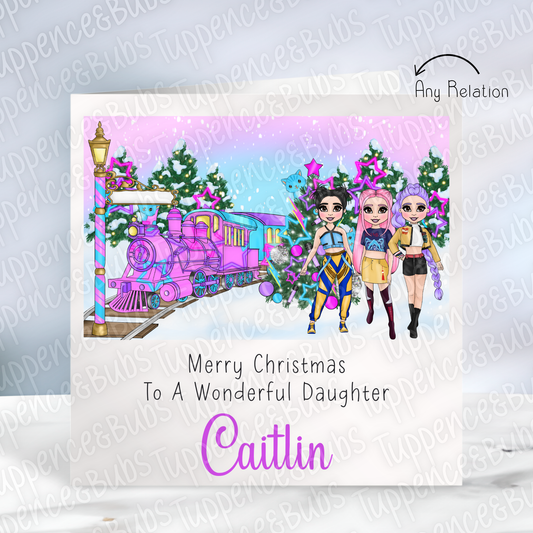 Pop Themed Christmas Card