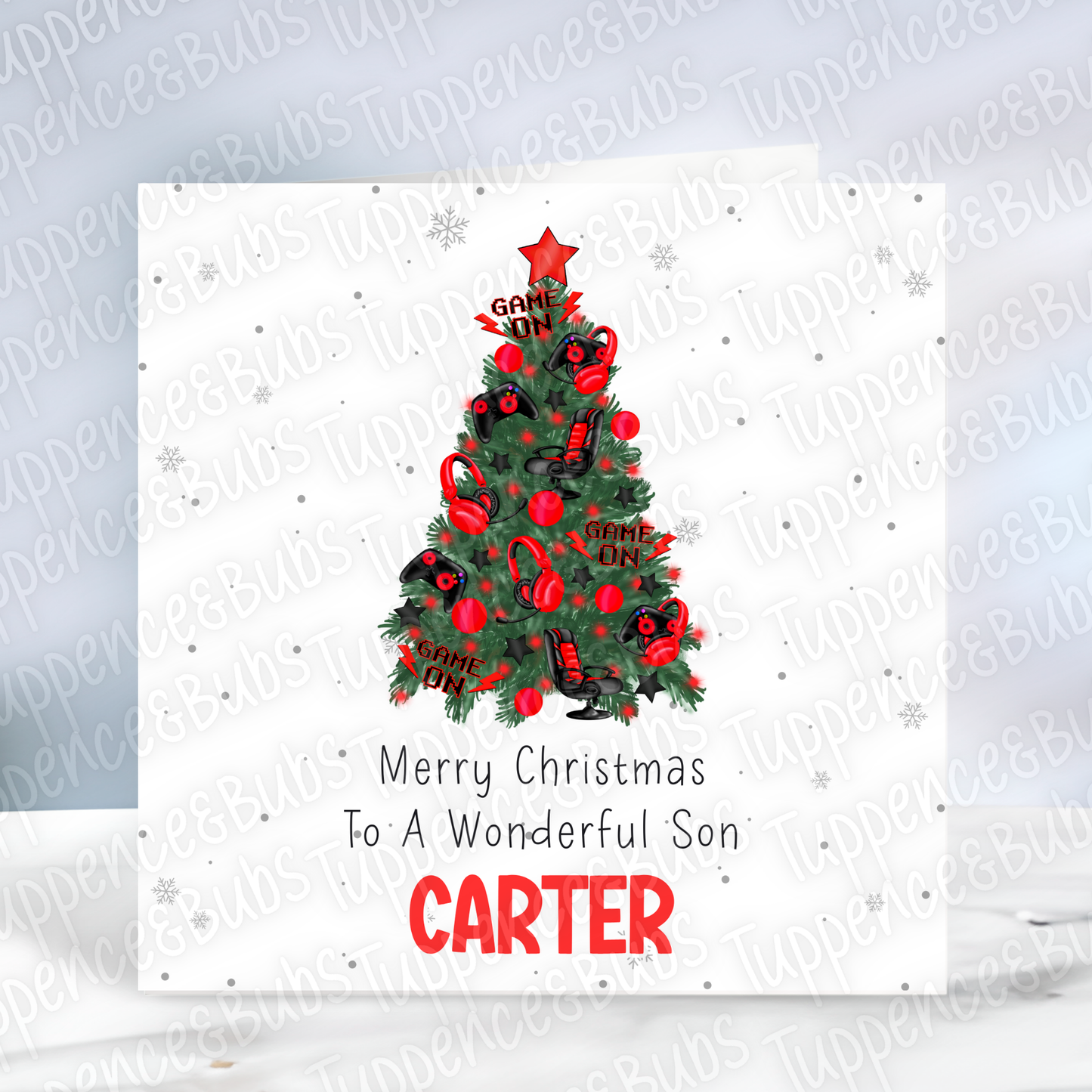 Gaming Themed Christmas Tree - 5 colours