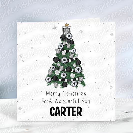 Football Themed Christmas Card