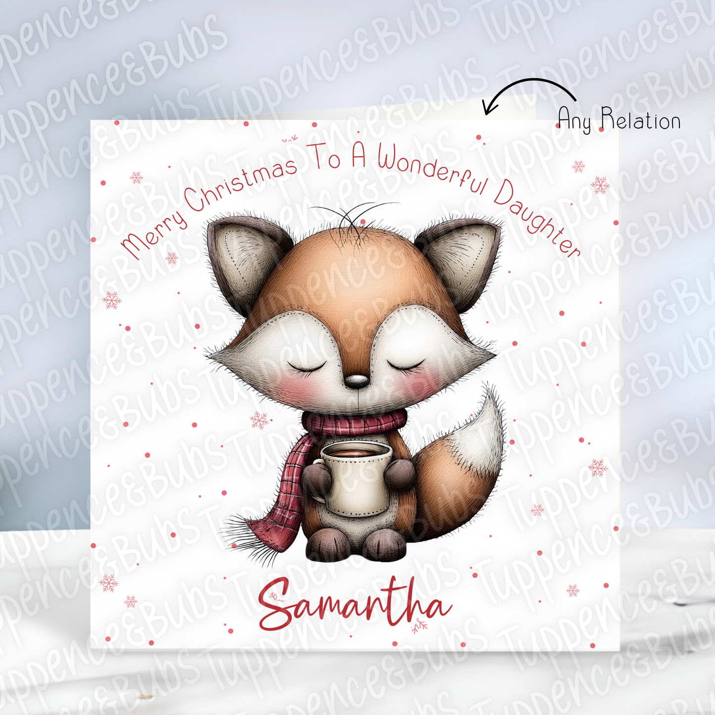 Whimsical Style Christmas Card - 16 Designs