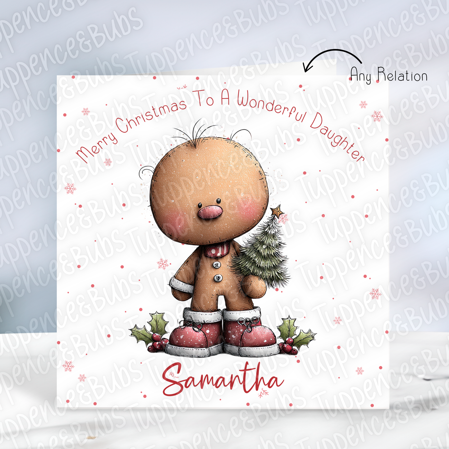 Whimsical Style Christmas Card - 16 Designs