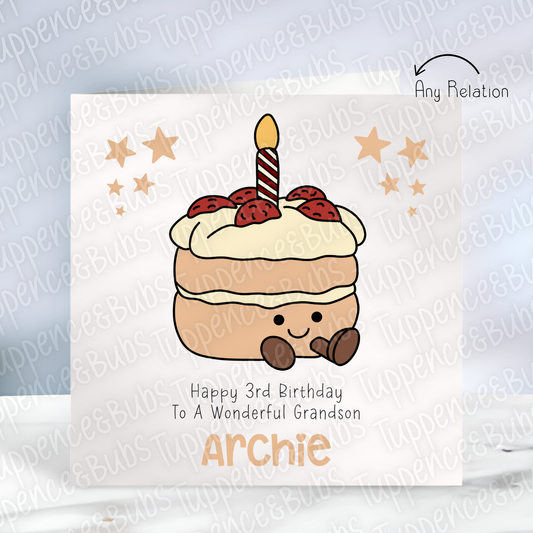 Jelly Plush Inspired Birthday Card