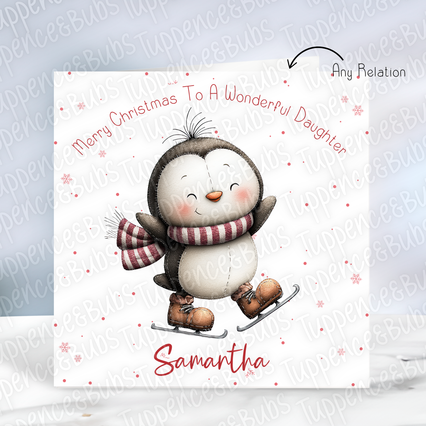 Whimsical Style Christmas Card - 16 Designs