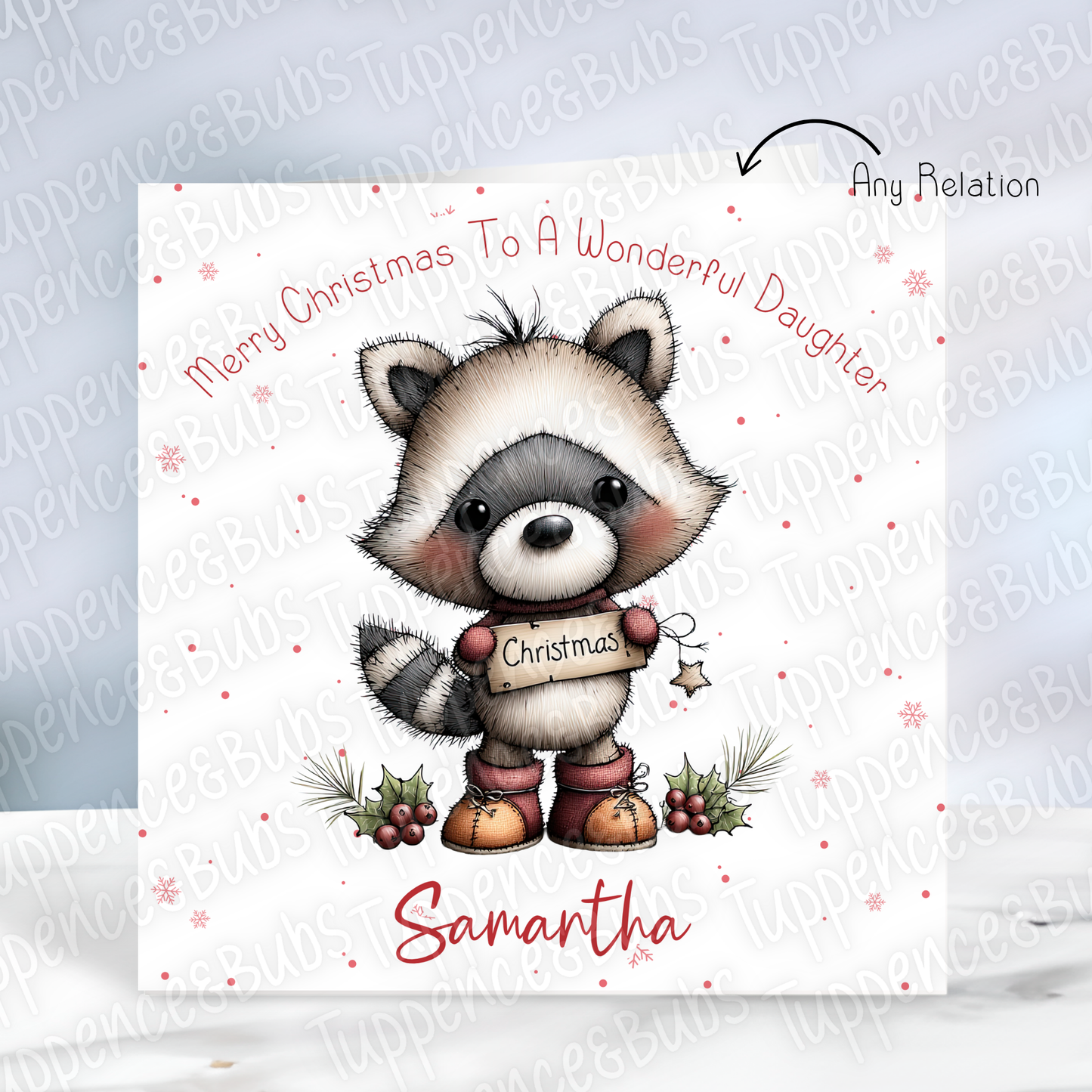 Whimsical Style Christmas Card - 16 Designs