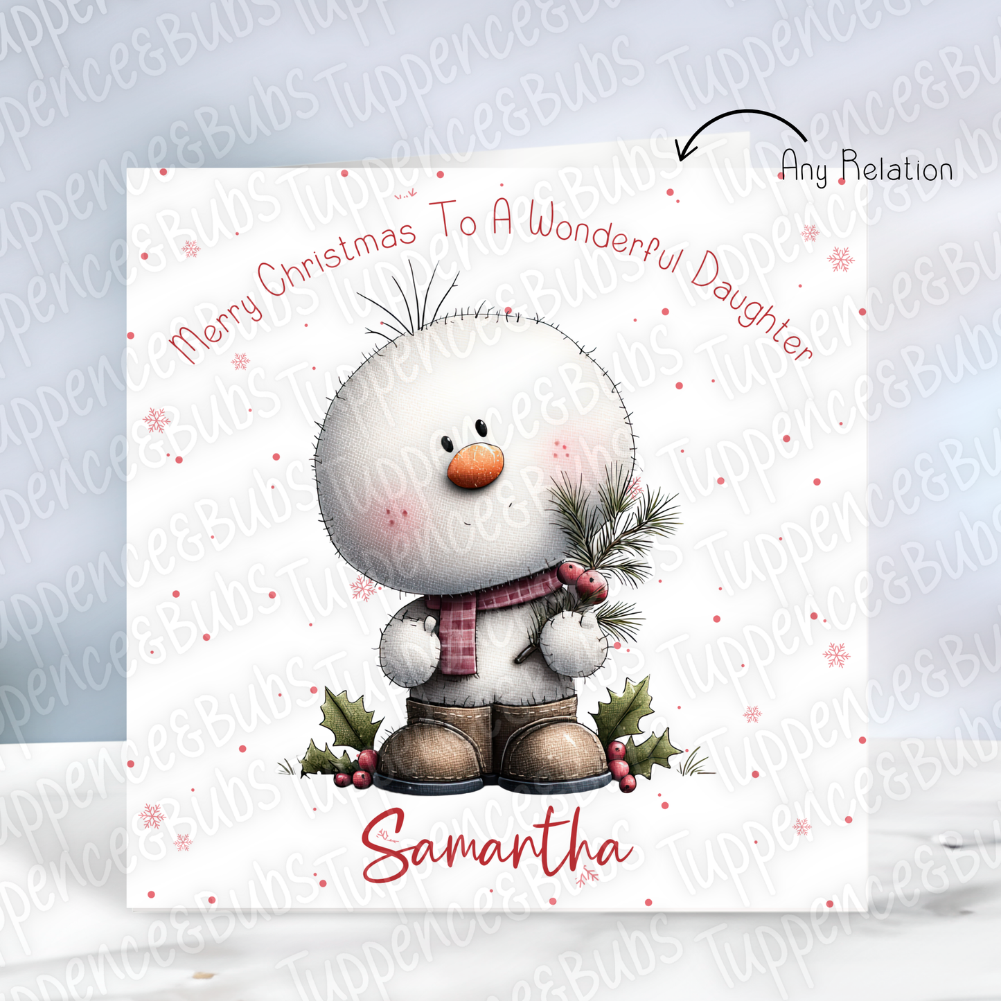 Whimsical Style Christmas Card - 16 Designs