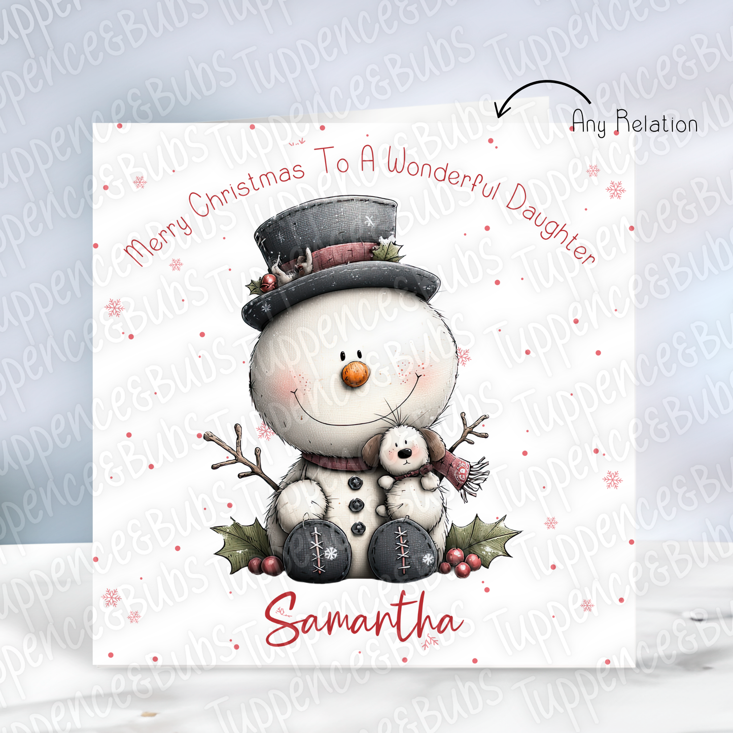 Whimsical Style Christmas Card - 16 Designs