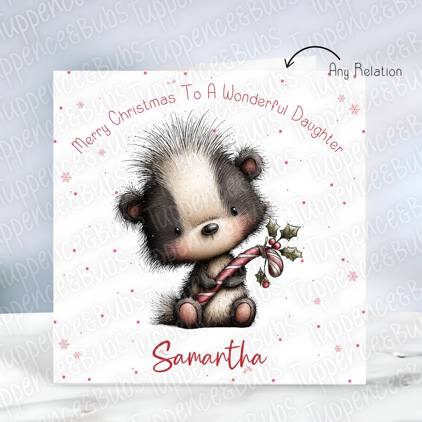 Whimsical Style Christmas Card - 16 Designs