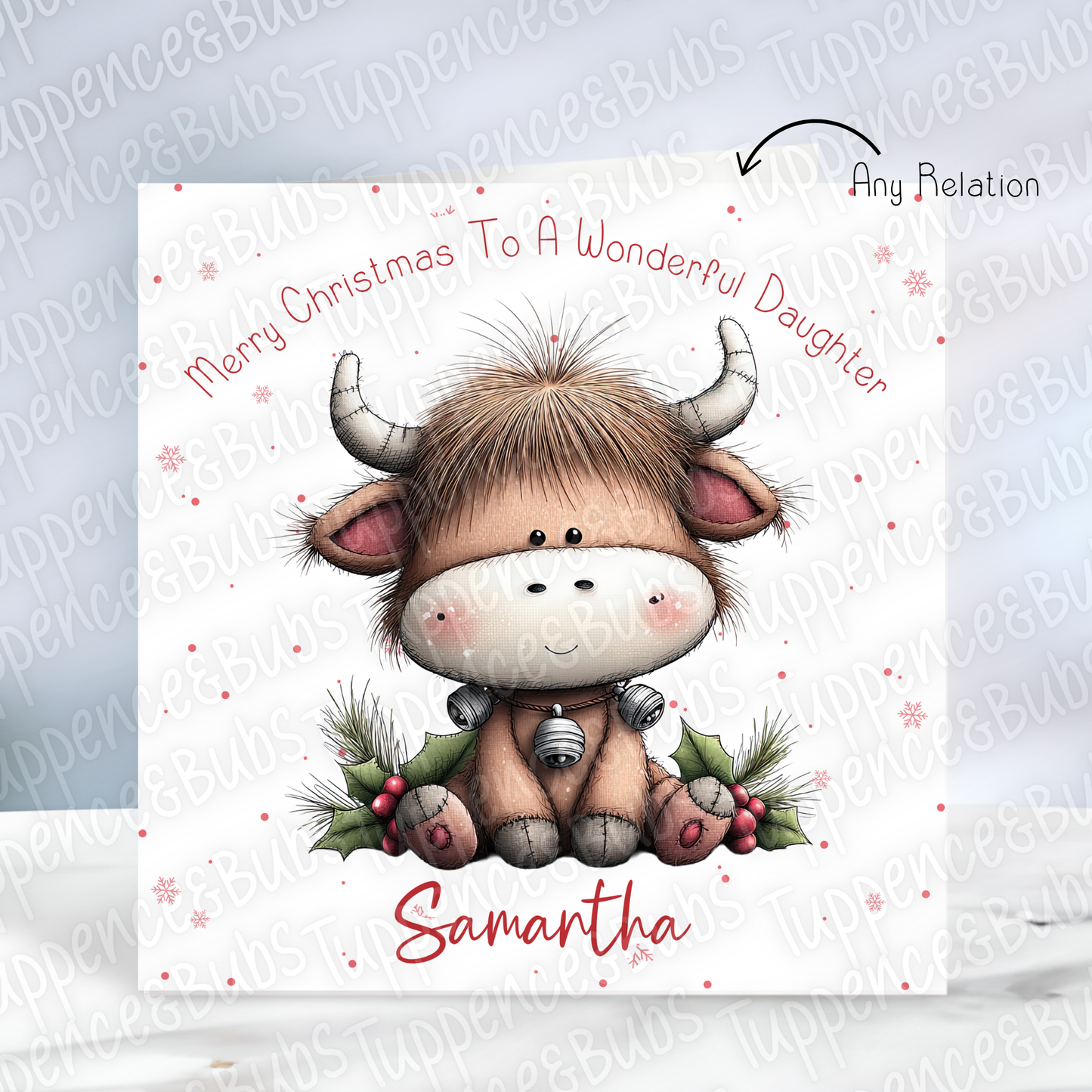 Whimsical Style Christmas Card - 16 Designs