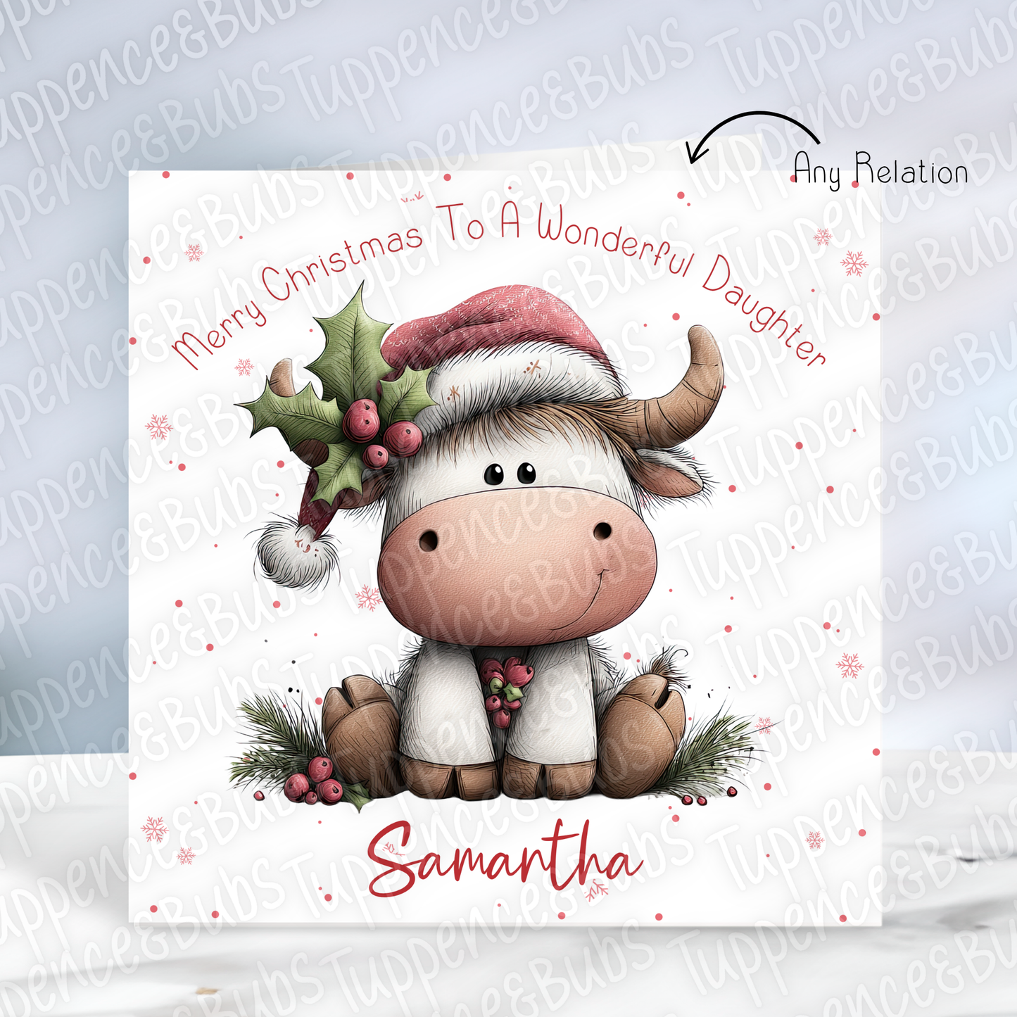 Whimsical Style Christmas Card - 16 Designs