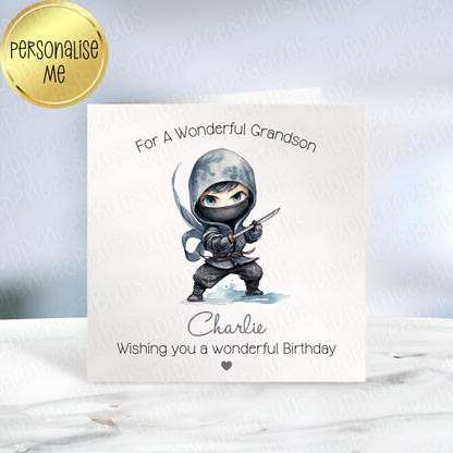 Ninja Themed Card - 6 Designs