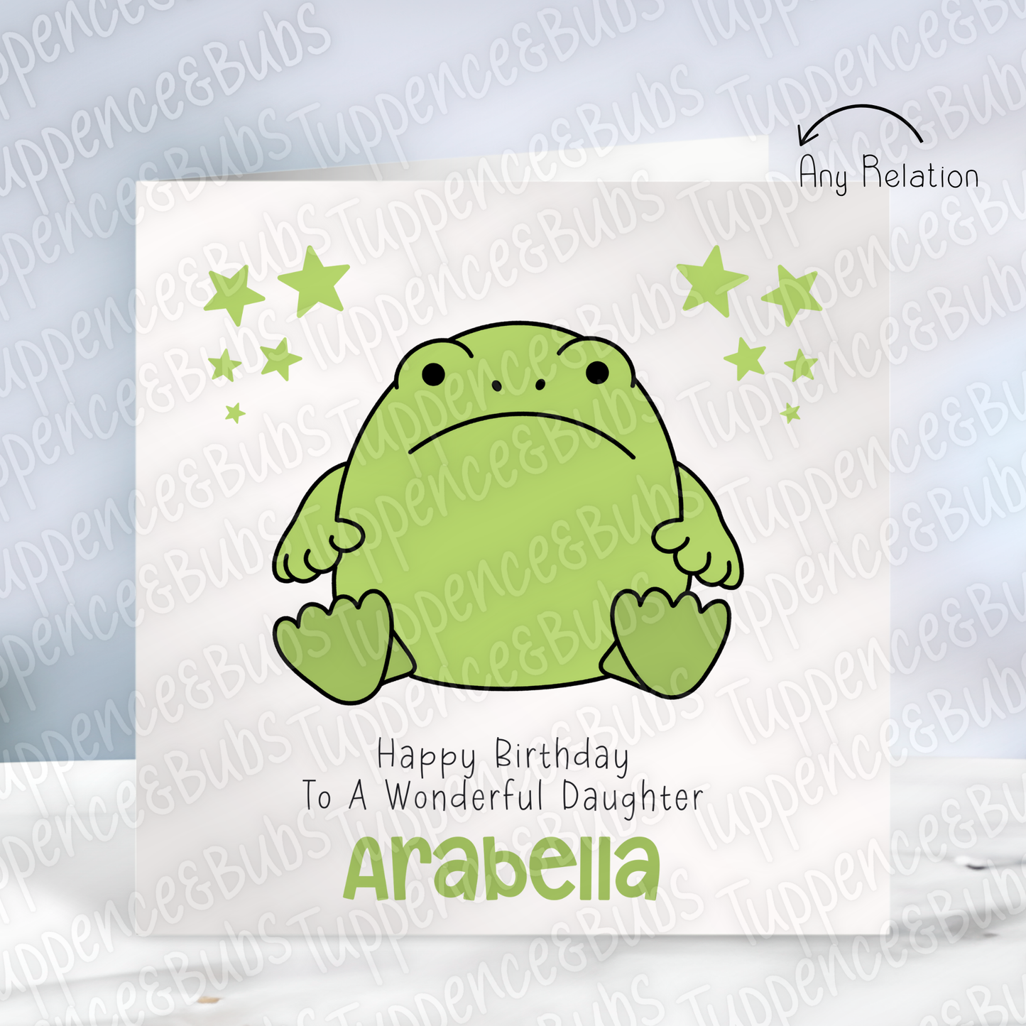 Jelly Themed Birthday Card - 4 Designs