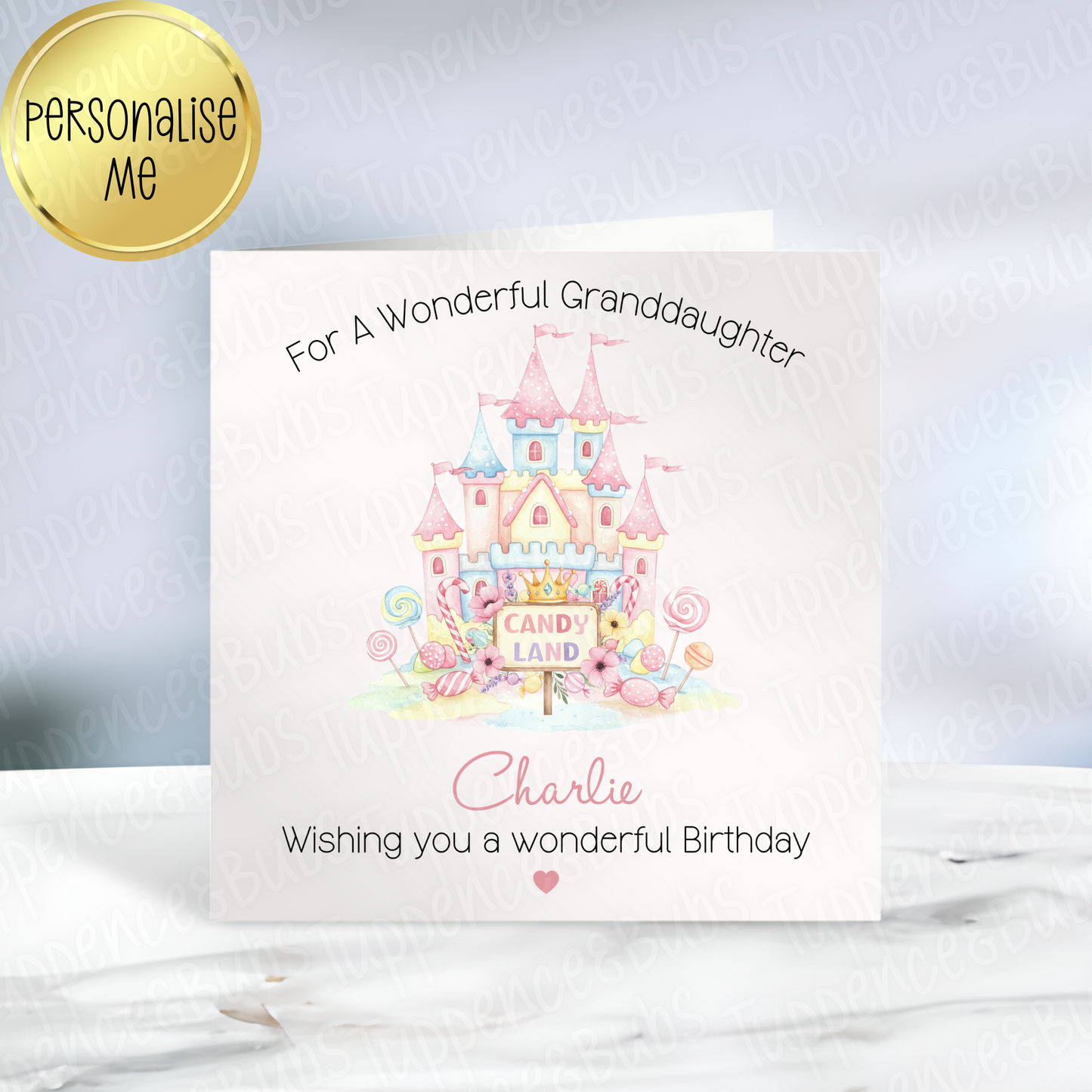 Candyland Themed Card - 3 Designs