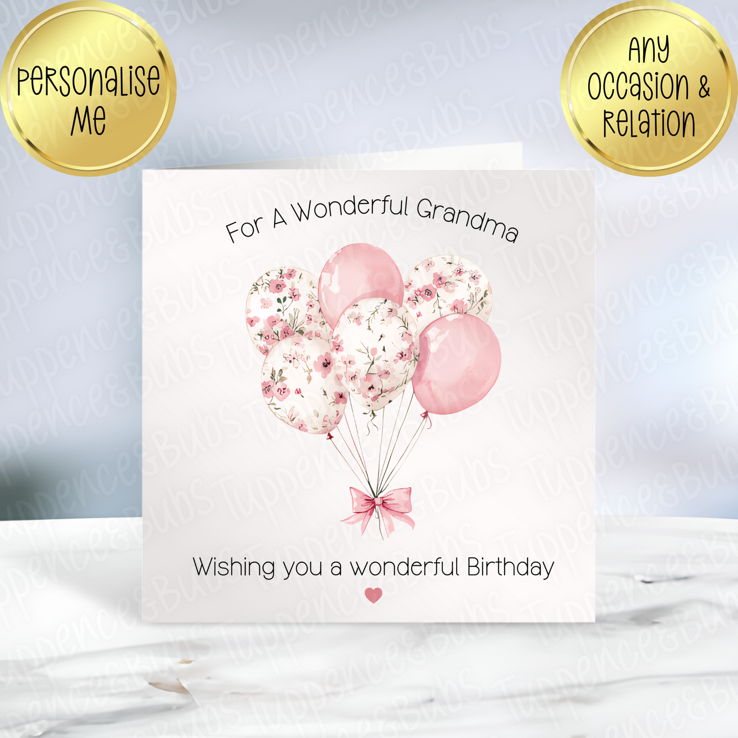 Floral Themed Card - 2 Designs