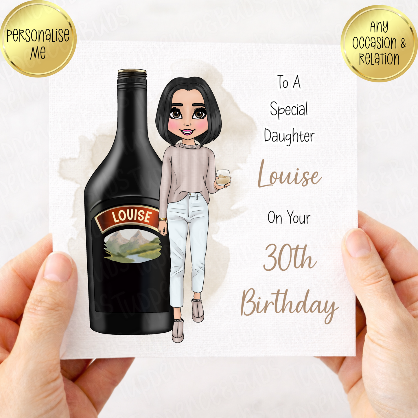 Bailey's Themed Birthday Card