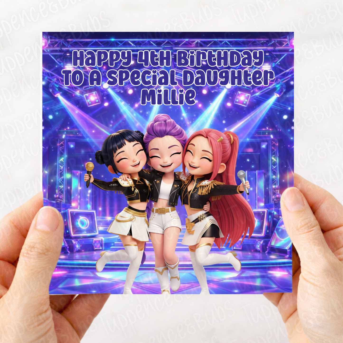 K Pop Inspired Card