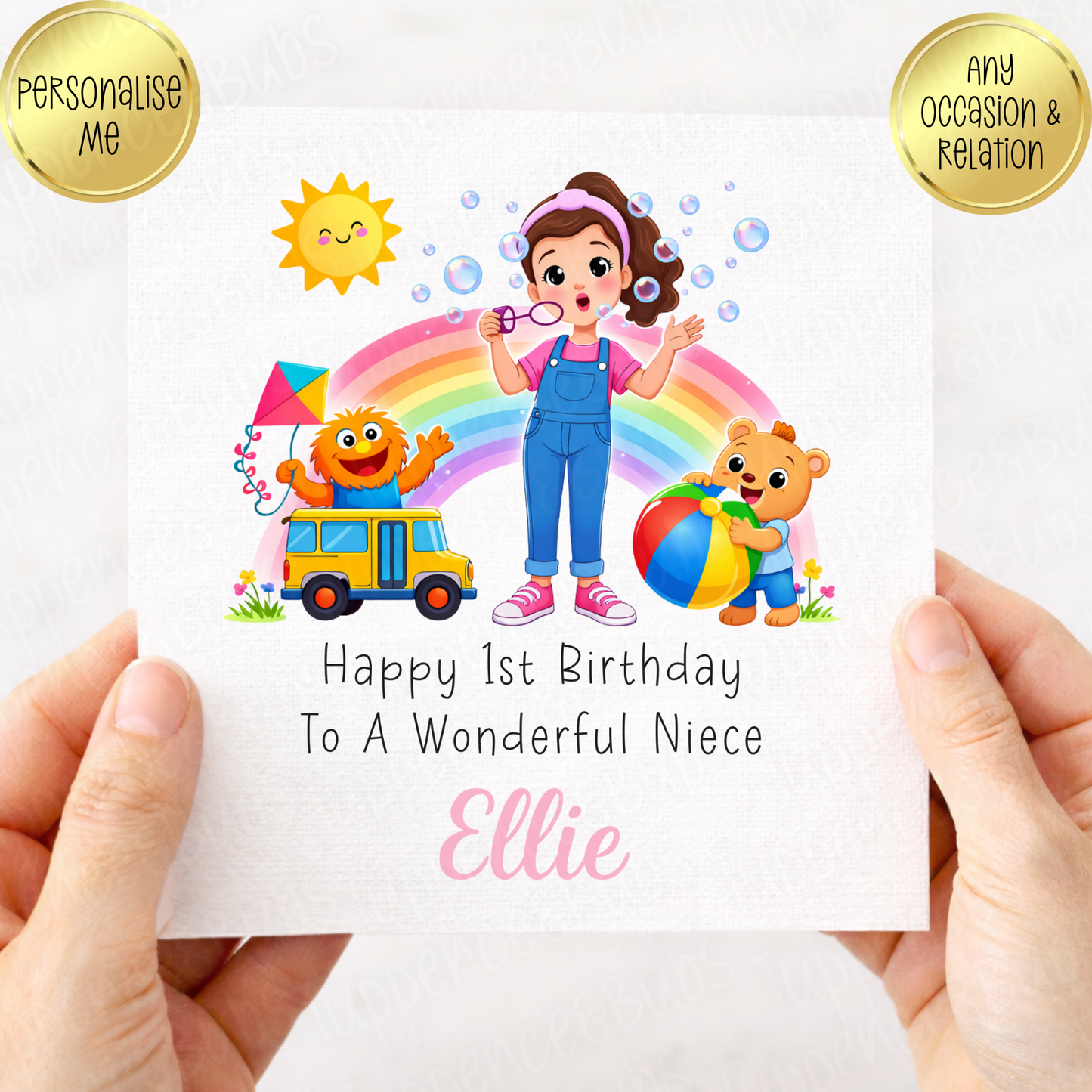 Ms Rachel Inspired Birthday Card